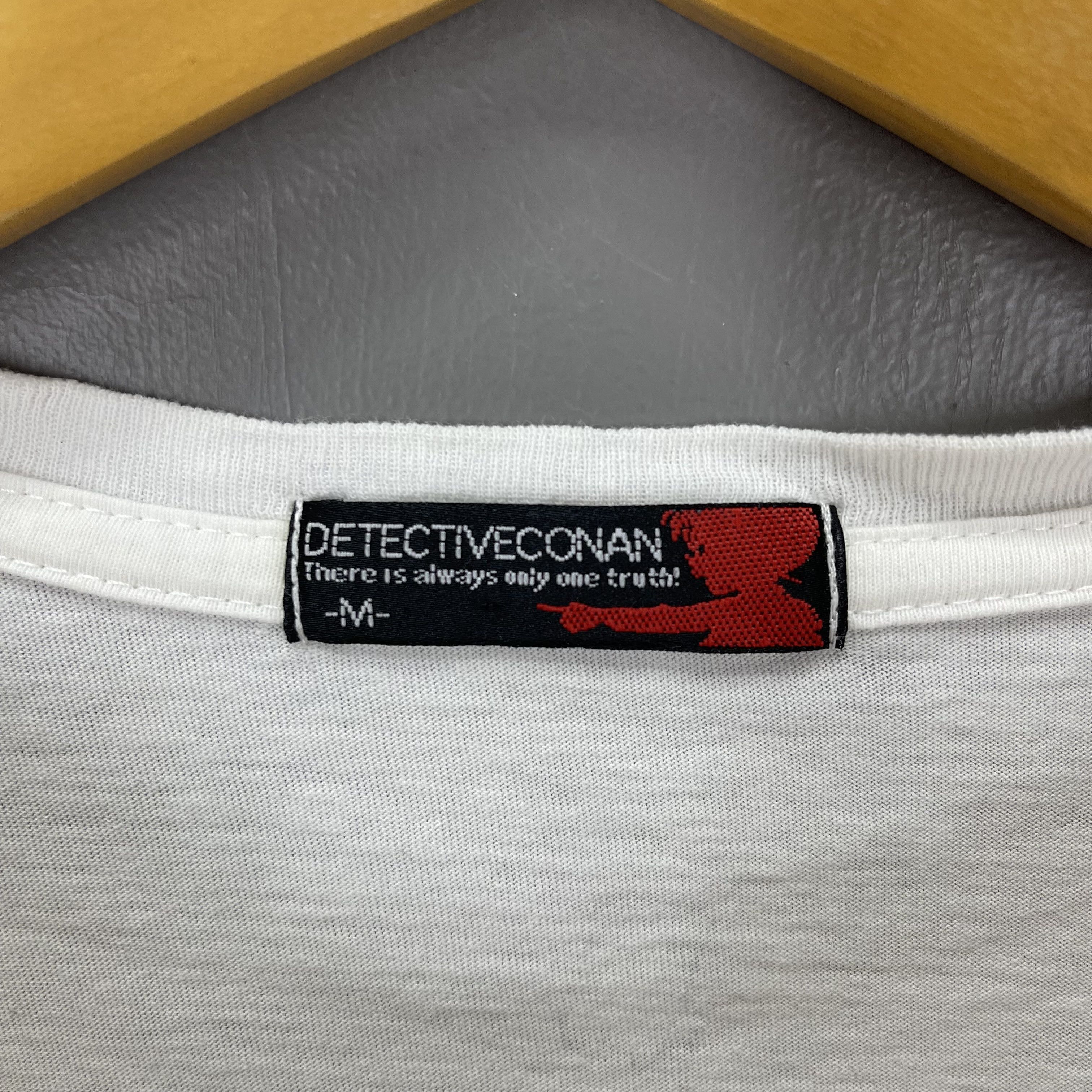 Japanese Brand DETECTIVE CONAN Crew Neck T Shirt #1778/07 Size US S / EU 44-46 / 1 - 5 Thumbnail