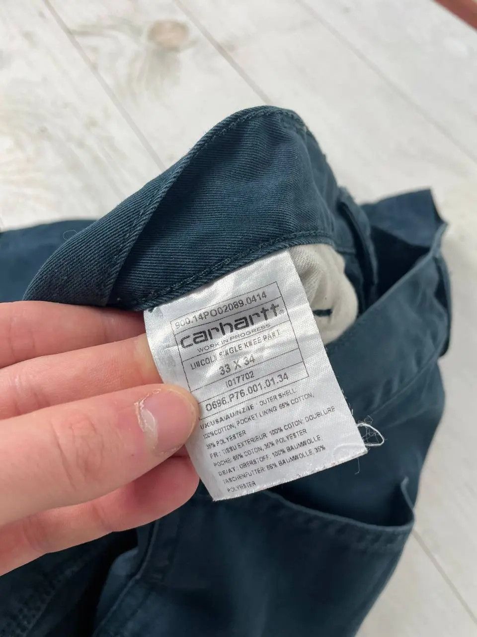 Carhartt Vintage Carhartt WIP Lincoln Single Knee Pants Carpenter Size US 33 - 9 Thumbnail