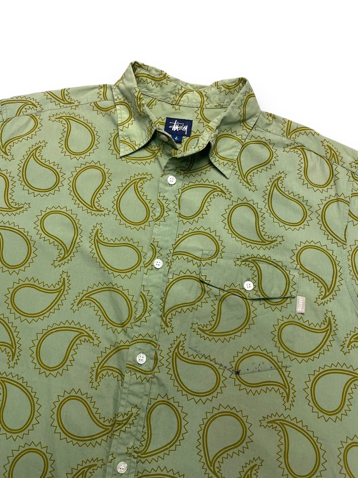 Stussy × Vintage Vintage Stussy Shirt Size US L / EU 52-54 / 3 - 3 Thumbnail