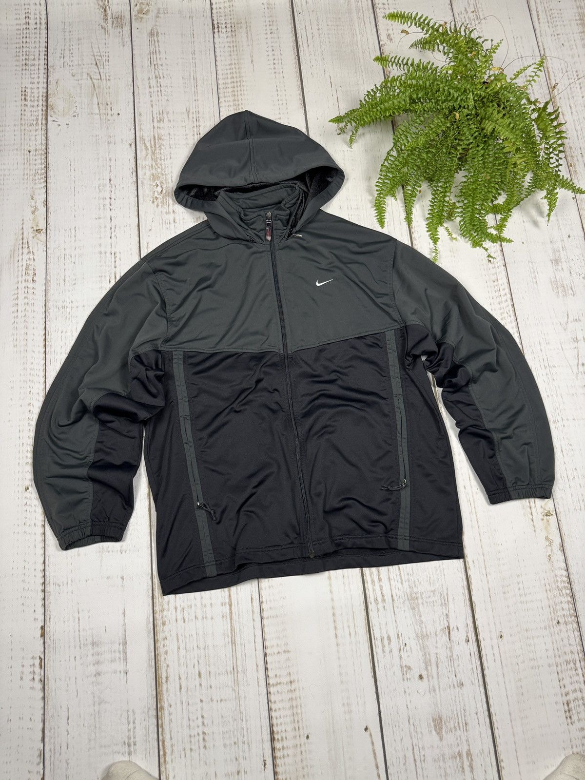 Nike Vintage Nike Hoodie Zip Sweatshirt Y2K Size US L / EU 52-54 / 3 - 1 Thumbnail