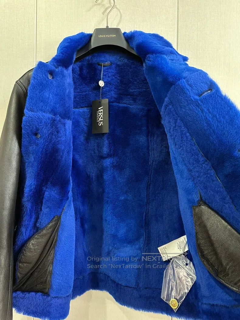Versace Versace Fur one-piece jacket coat Size US L / EU 52-54 / 3 - 3 Thumbnail