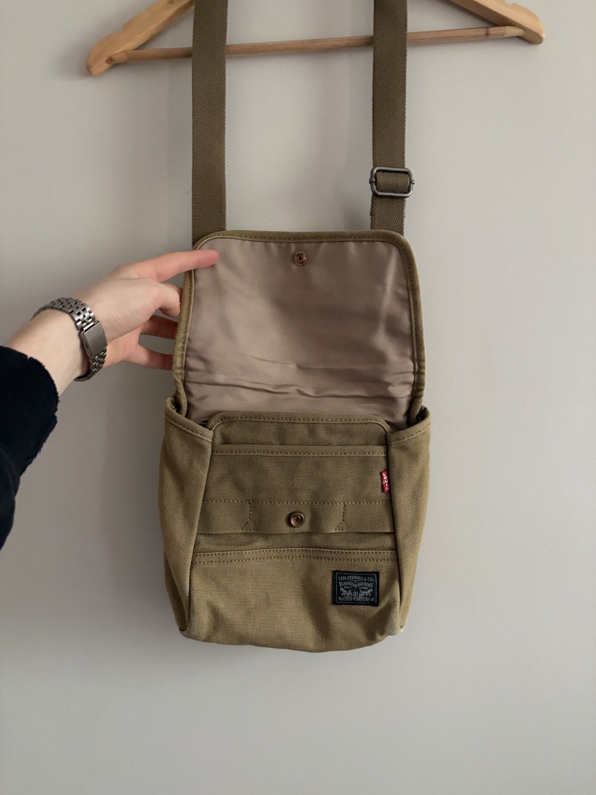 Levi's Vintage Clothing Vintage Sample Levi’s Canvas Crossbody Utility Bag Size ONE SIZE - 3 Thumbnail