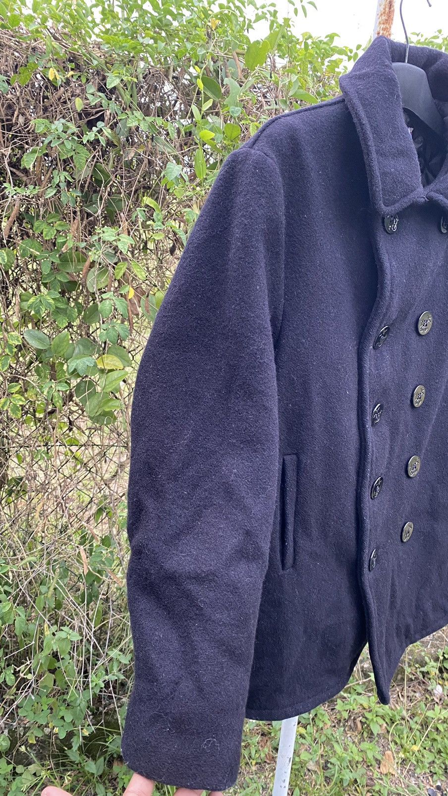 Schott Schott N.Y.C. Wool Pea Coat Jacket 740N US Navy Mens Size US XXS / EU 40 - 17 Thumbnail