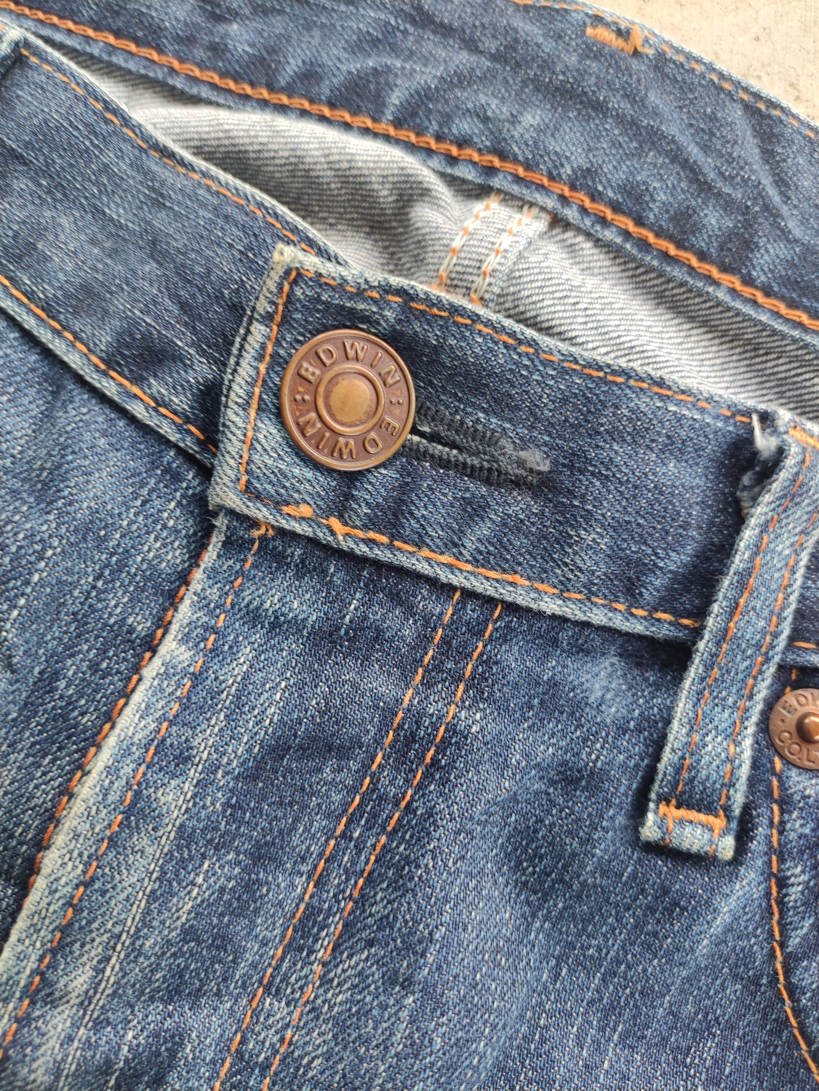 Edwin Vintage Edwin Japan Distressed Faded Denim W36 Size US 36 / EU 52 - 5 Thumbnail
