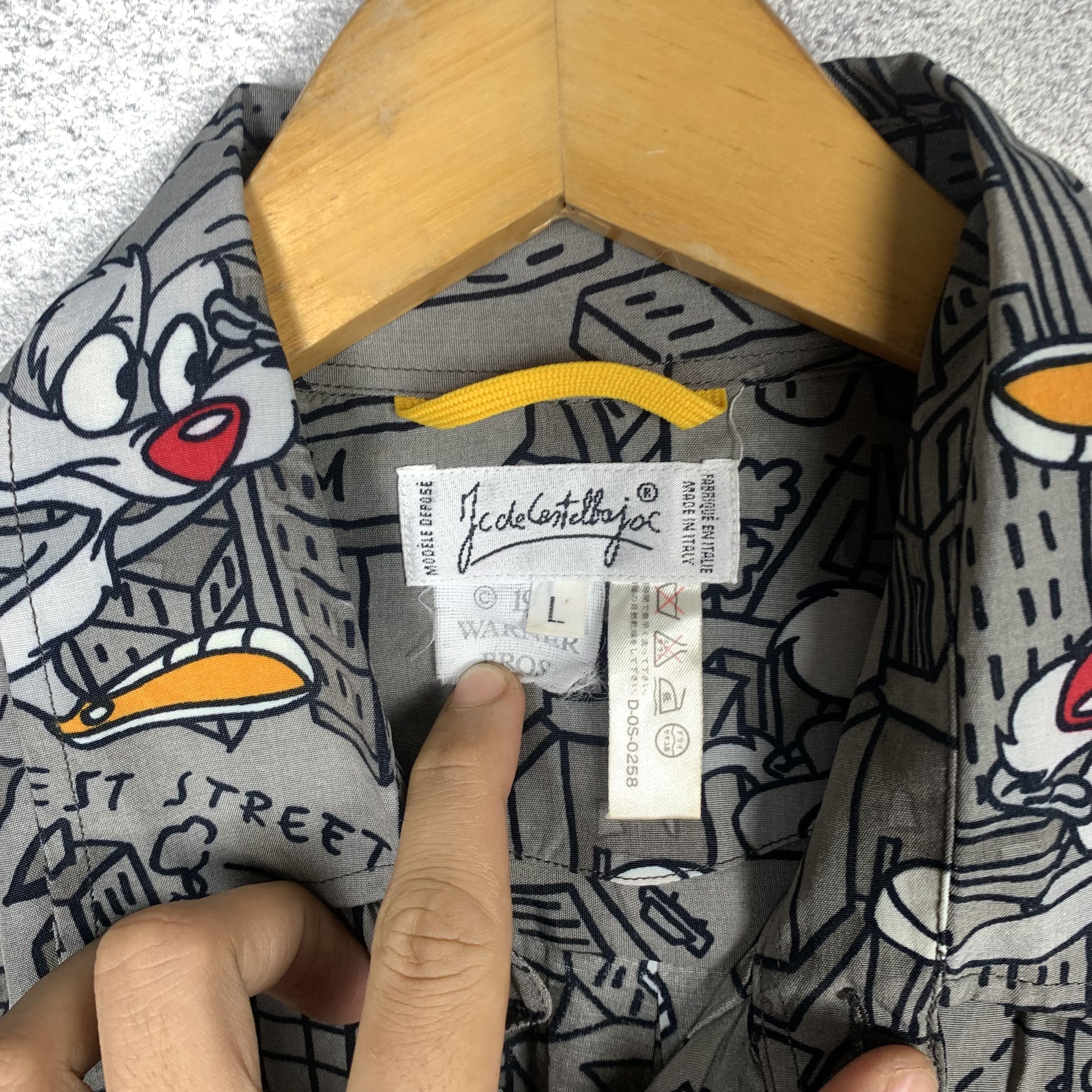 Jean Charles De Castelbajac Vintage Castelbajac Warner Bros Shirt Size US L / EU 52-54 / 3 - 4 Thumbnail