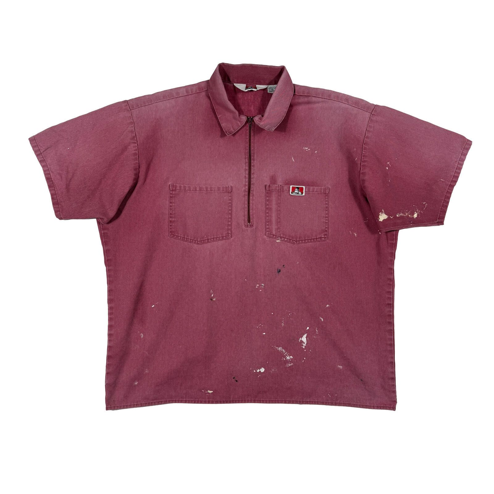 Ben Davis Ben Davis 1/4 Zip Work Shirt Size ONE SIZE - 1 Thumbnail