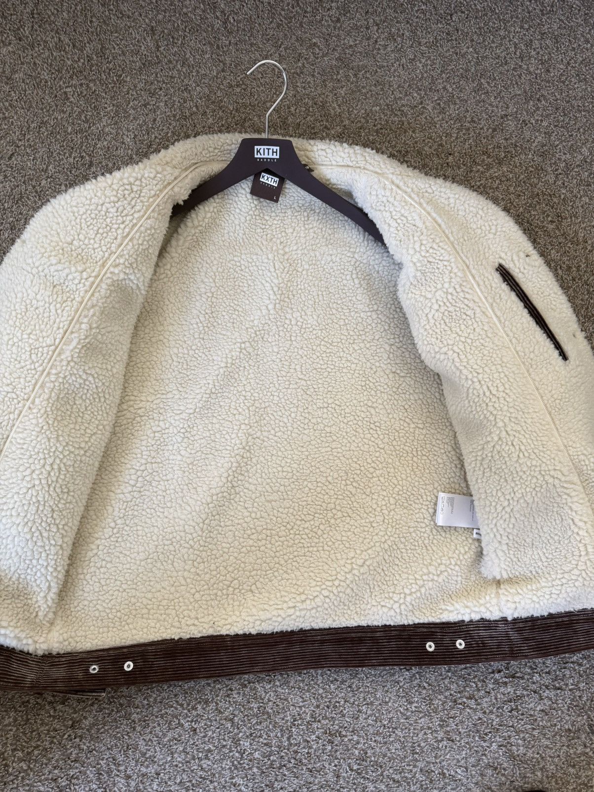 Kith RARE Kith removable flannel corduroy Sherpa jacket Size US L / EU 52-54 / 3 - 8 Thumbnail