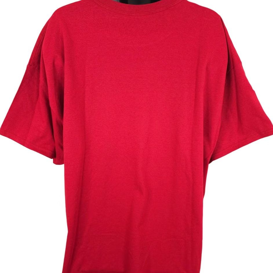 Gildan VINTAGE Cat T Shirt Mens Size 3XL Red Word Pop Art Tee Size US XXL / EU 58 / 5 - 4 Thumbnail