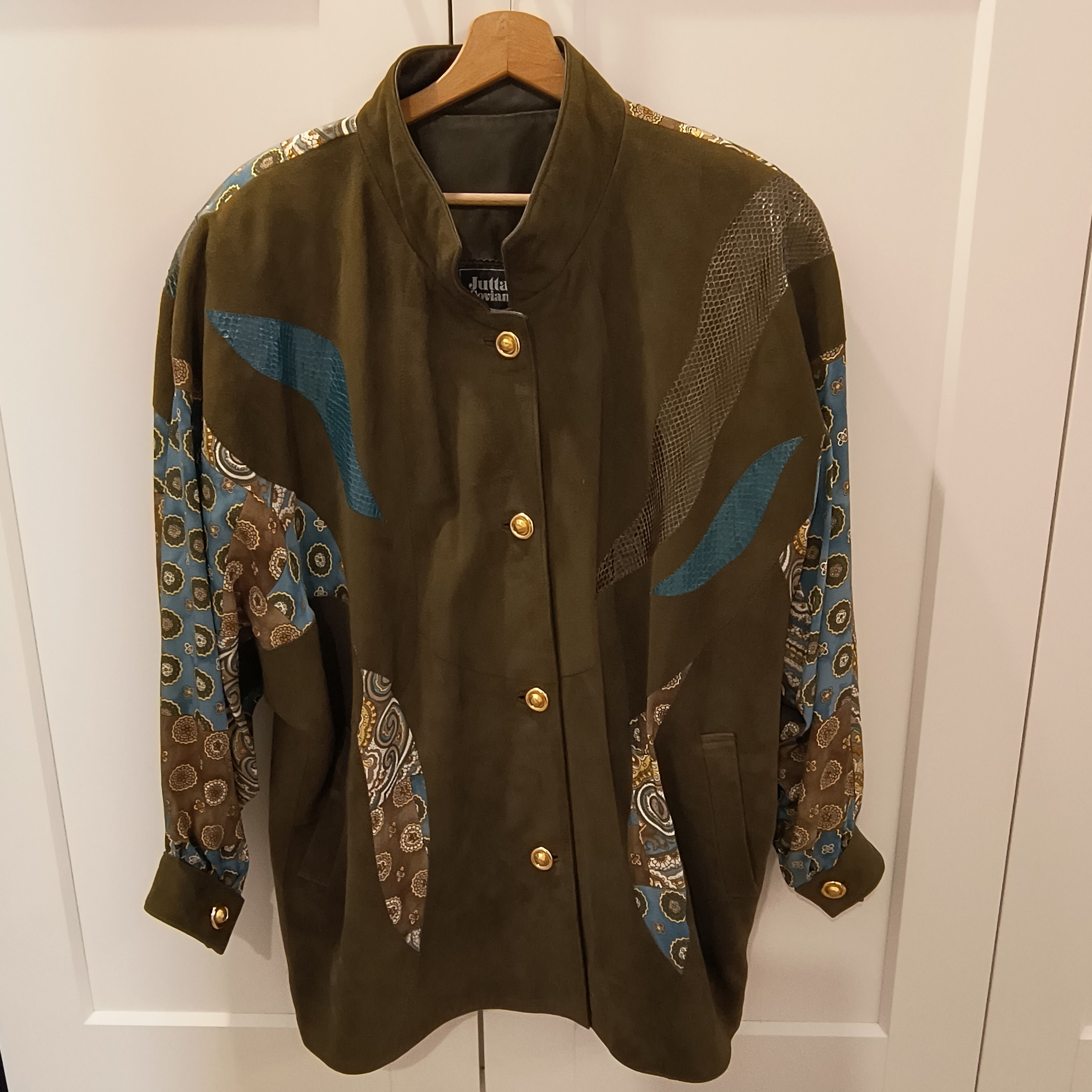 Japanese Brand × Vintage Vintage suede bomber jacket Jutta Covian L-XL Size M / US 6-8 / IT 42-44 - 1 Thumbnail