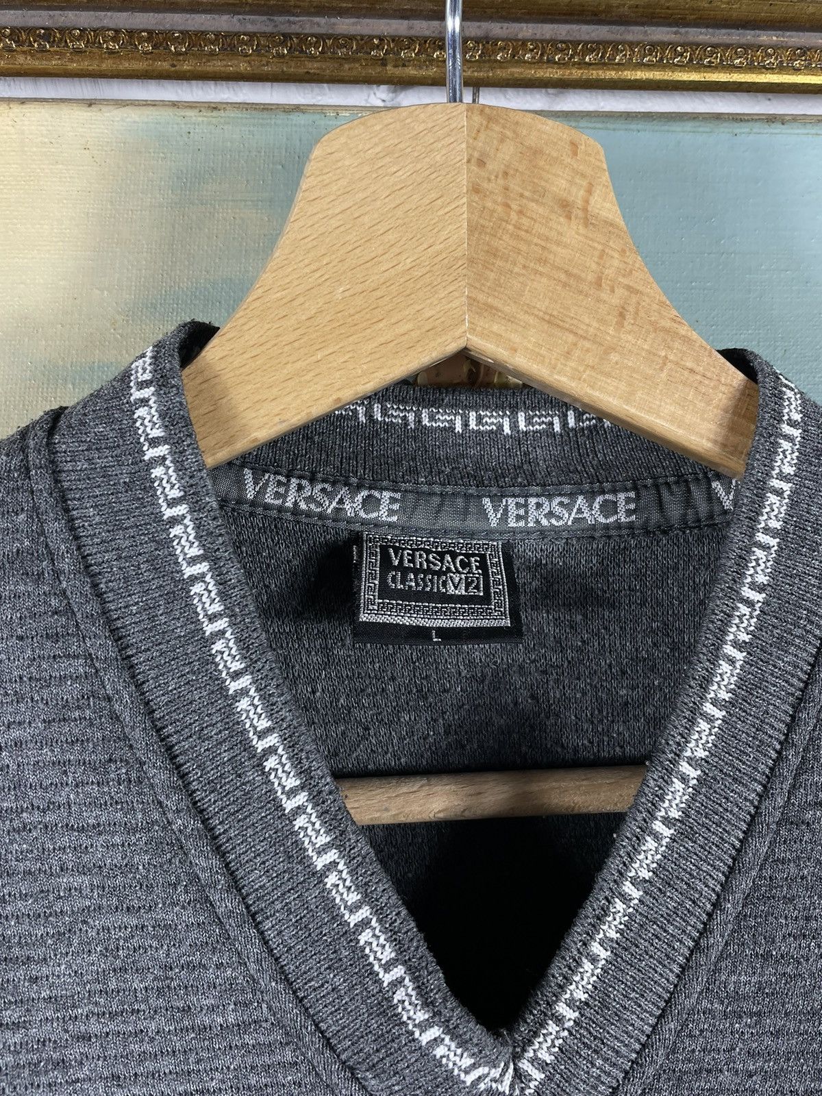 Versace × Vintage Vintage retro 90s versace classic v2 tee tshirt y2k 90’s Size US M / EU 48-50 / 2 - 6 Thumbnail
