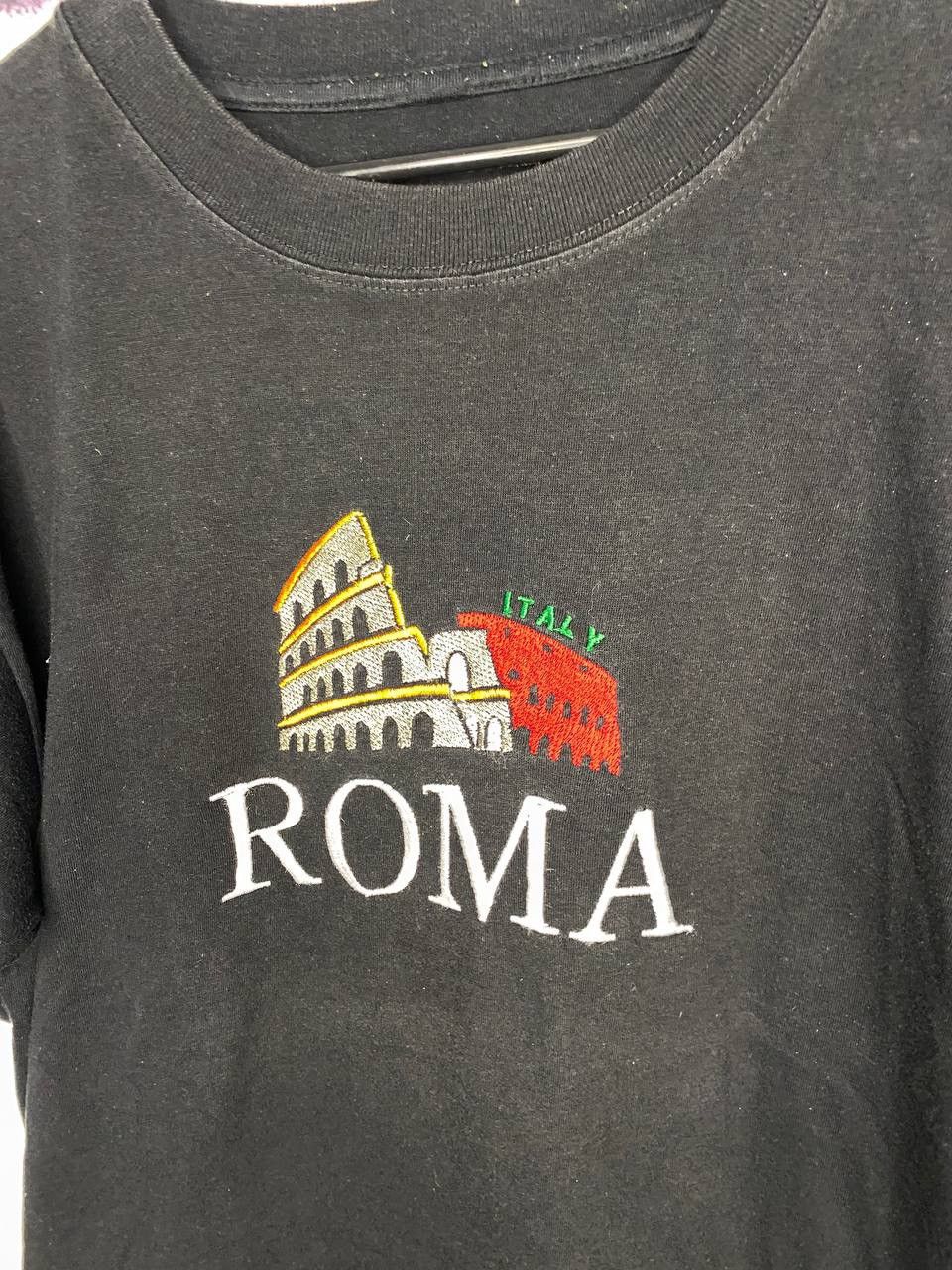 Other MENS Vintage T-shirt Roma Made in Italy Italian designer Size US L / EU 52-54 / 3 - 3 Thumbnail