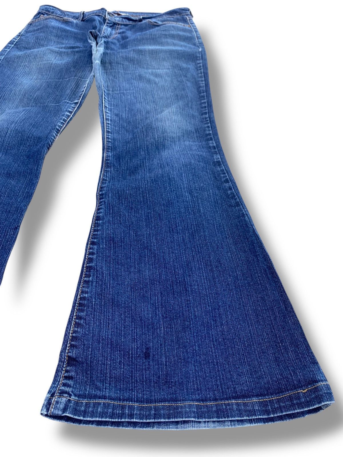 Levi's Levi’s X Cristina Llorca Faded Wash Style Flare Jeans Size US 34 / EU 50 - 8 Thumbnail