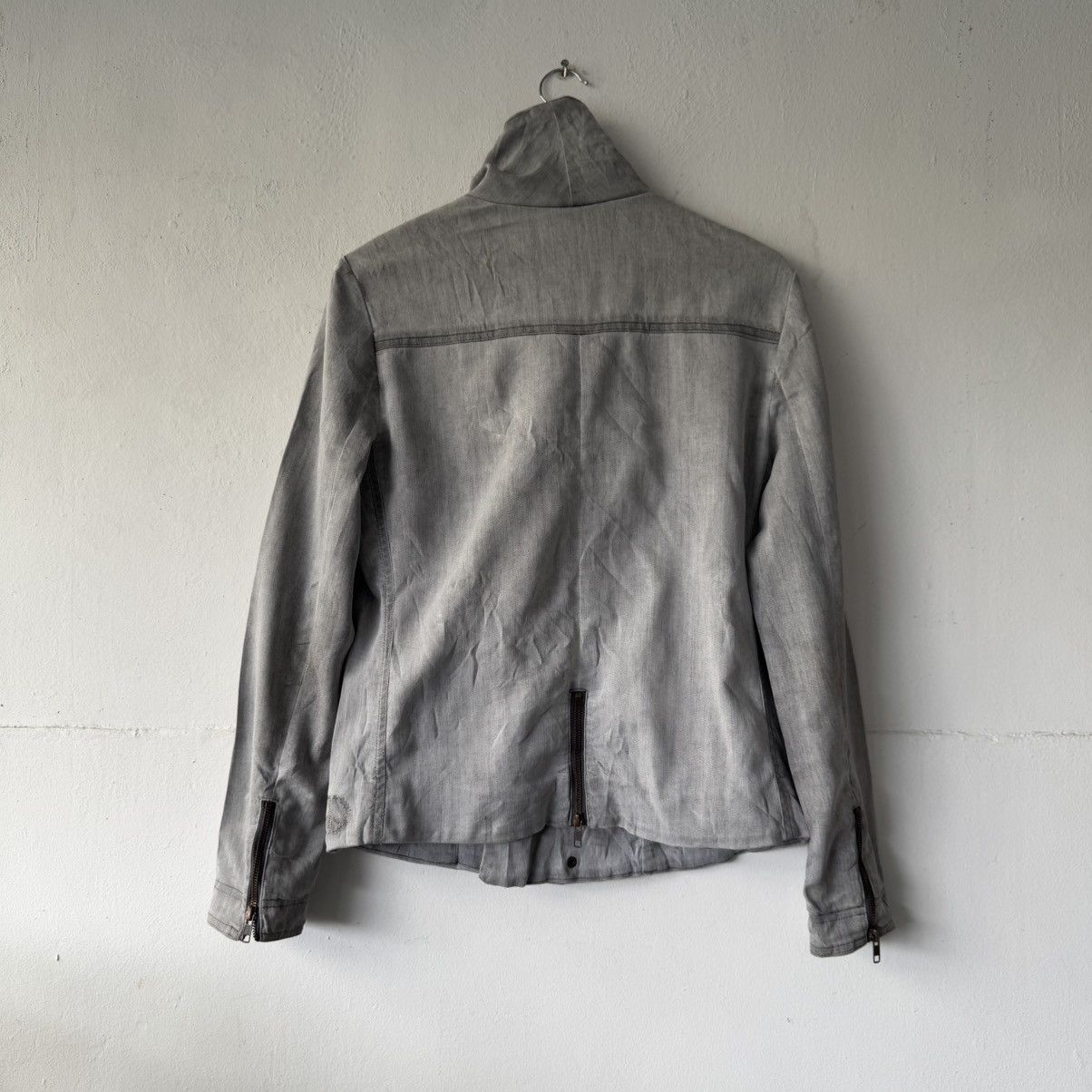 Le Grande Bleu (L.G.B.) 2000s japanese asymmetrical Bono Ifsix rick biker jacket Size US M / EU 48-50 / 2 - 8 Thumbnail