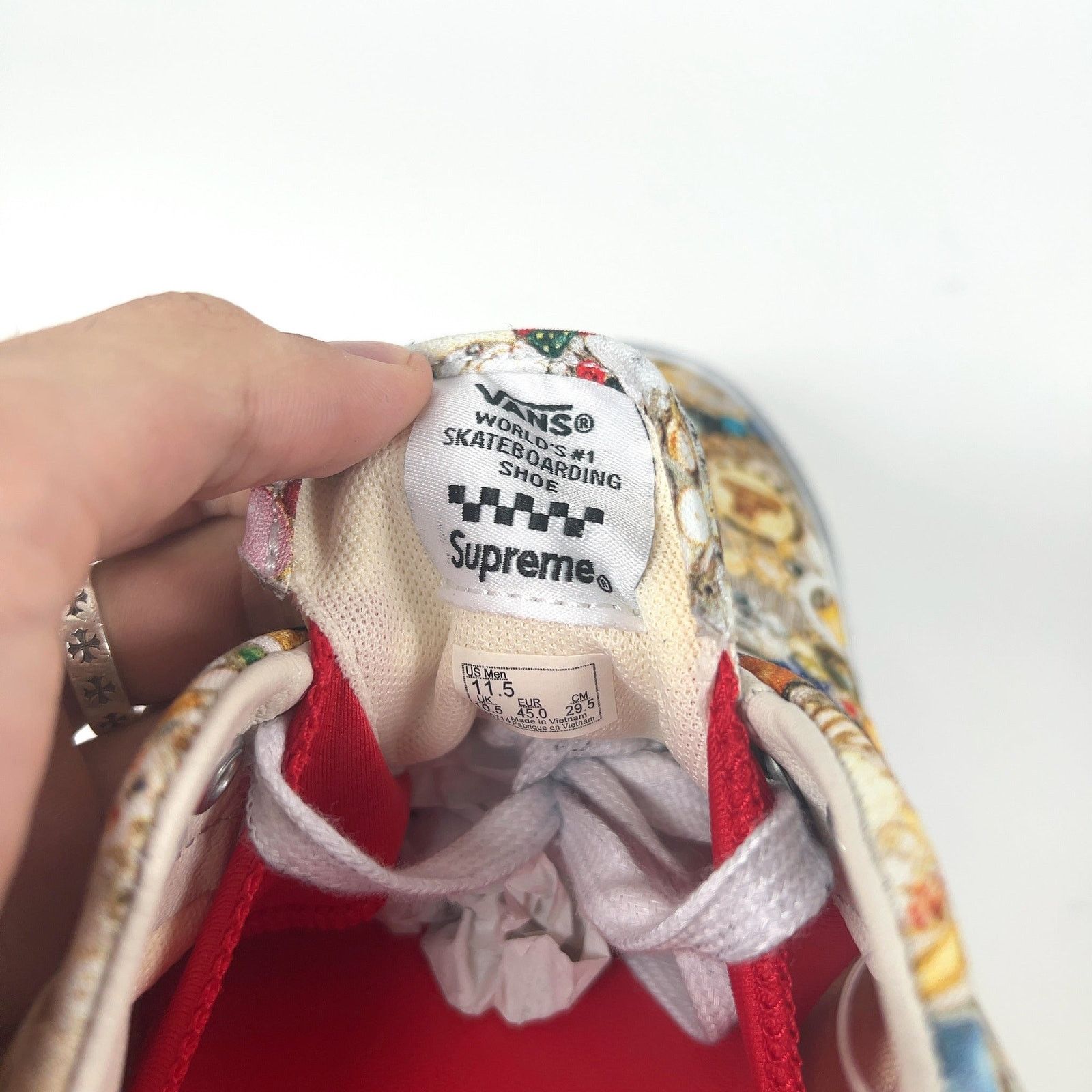 Supreme × Vans Supreme x Vans Mike Kelley 'Skate Era' Low-Top Sneakers Size US 11.5 / EU 44-45 - 8 Thumbnail