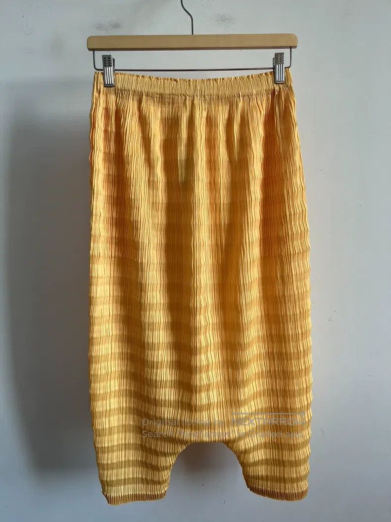 Issey Miyake Issey Miyake size:5 Yellow Pants Size 22" - 2 Thumbnail