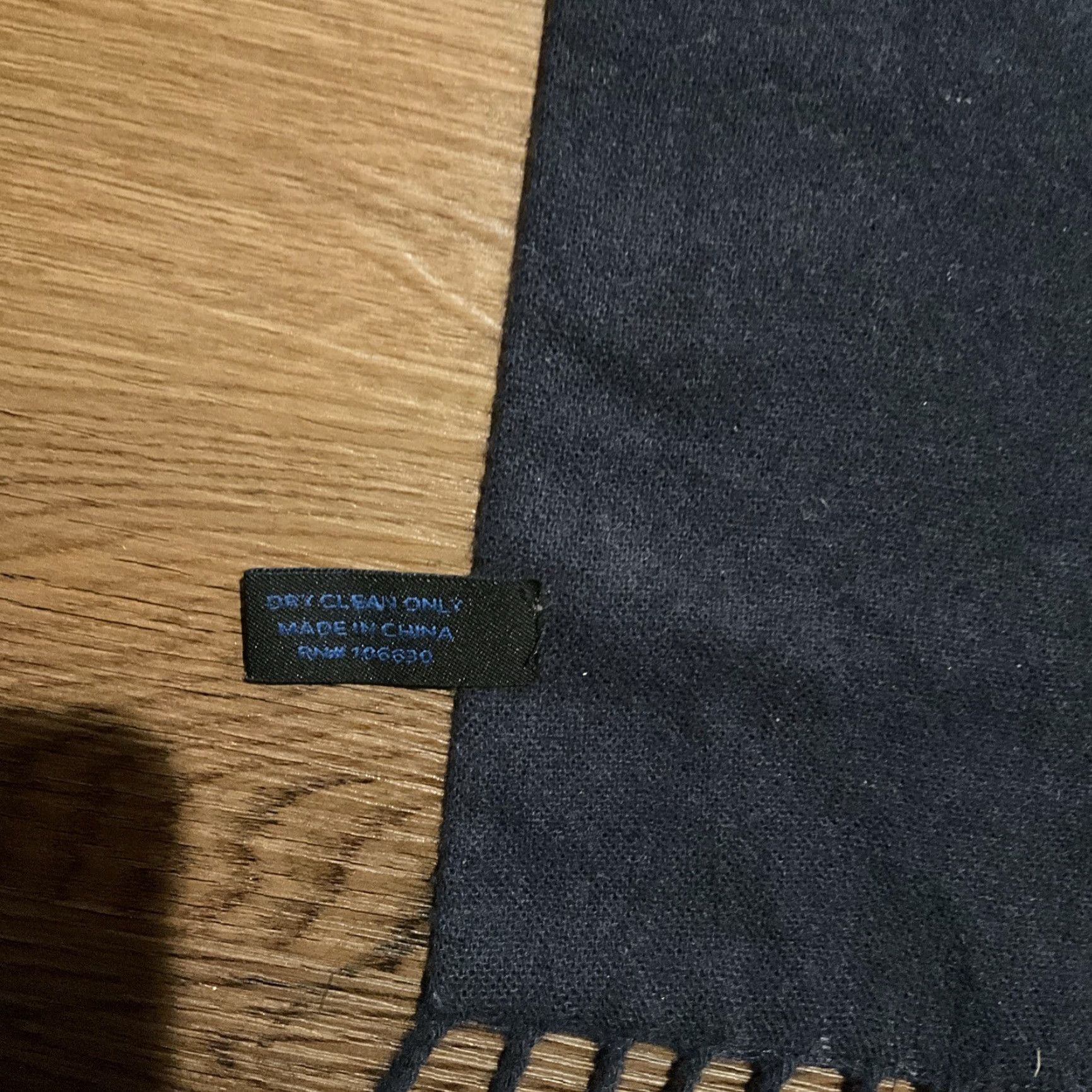 Vintage Enya Mantanani Silk Cashmere Blue Scarf Fringe 61x11.5 EUC Womens Rectangle Scarf Winter Paisley KnIT Fringe Blue Cotton? Size ONE SIZE - 4 Thumbnail