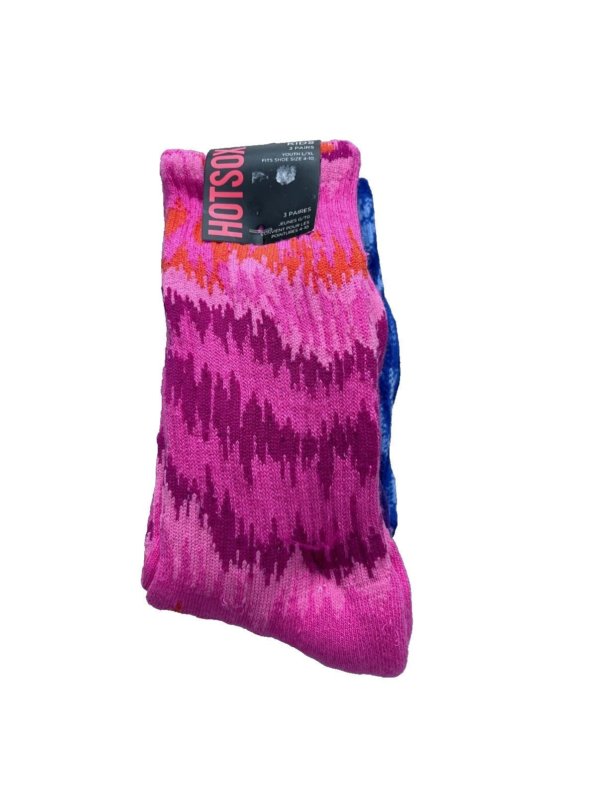Other Hot Sox Kids Set of 3 Crew Socks ( Youth L/XL ) Size ONE SIZE - 1 Thumbnail