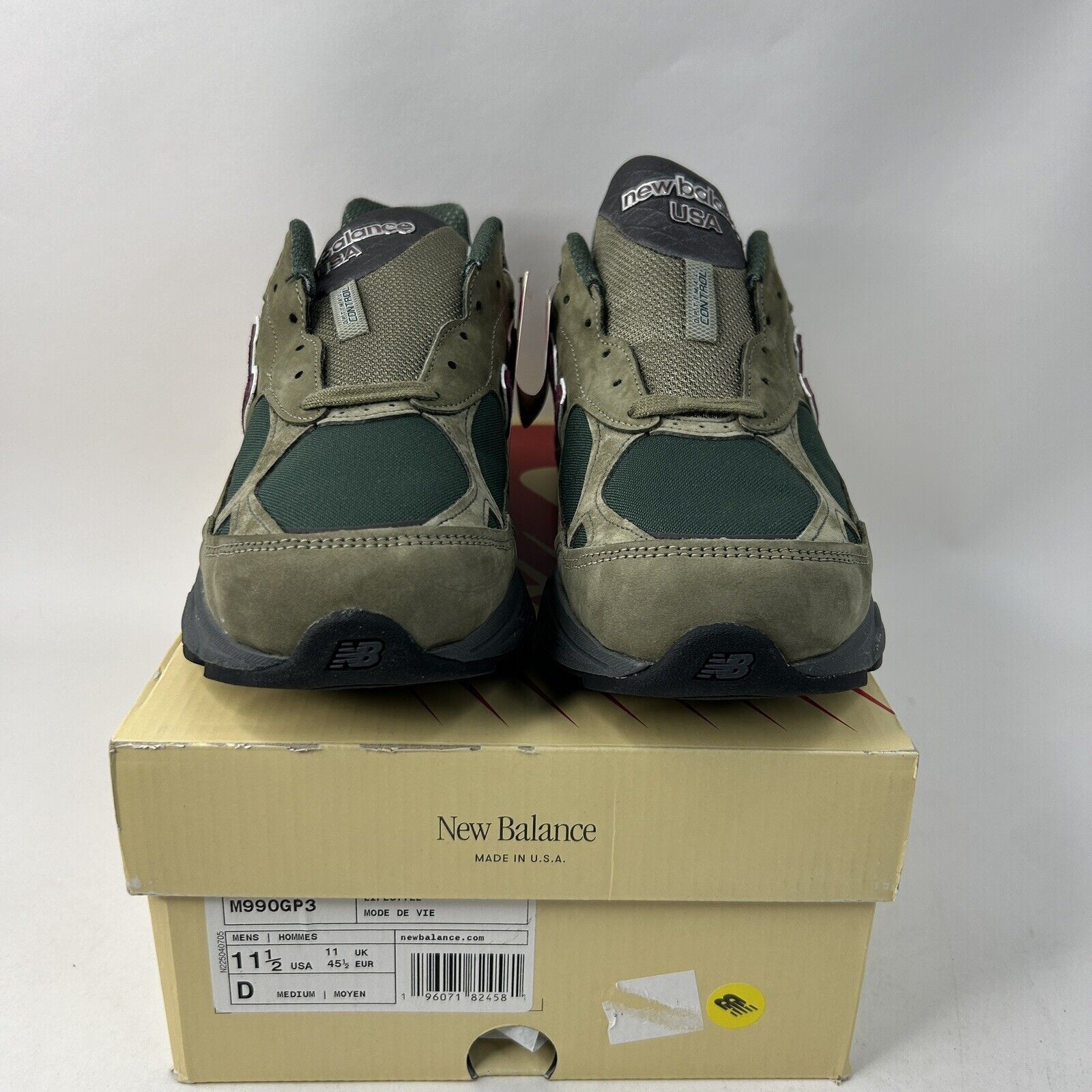 New Balance New Balance 990v3 X Teddy Saints “Green Purple” 2024 Size US 11.5 / EU 44-45 - 2 Thumbnail
