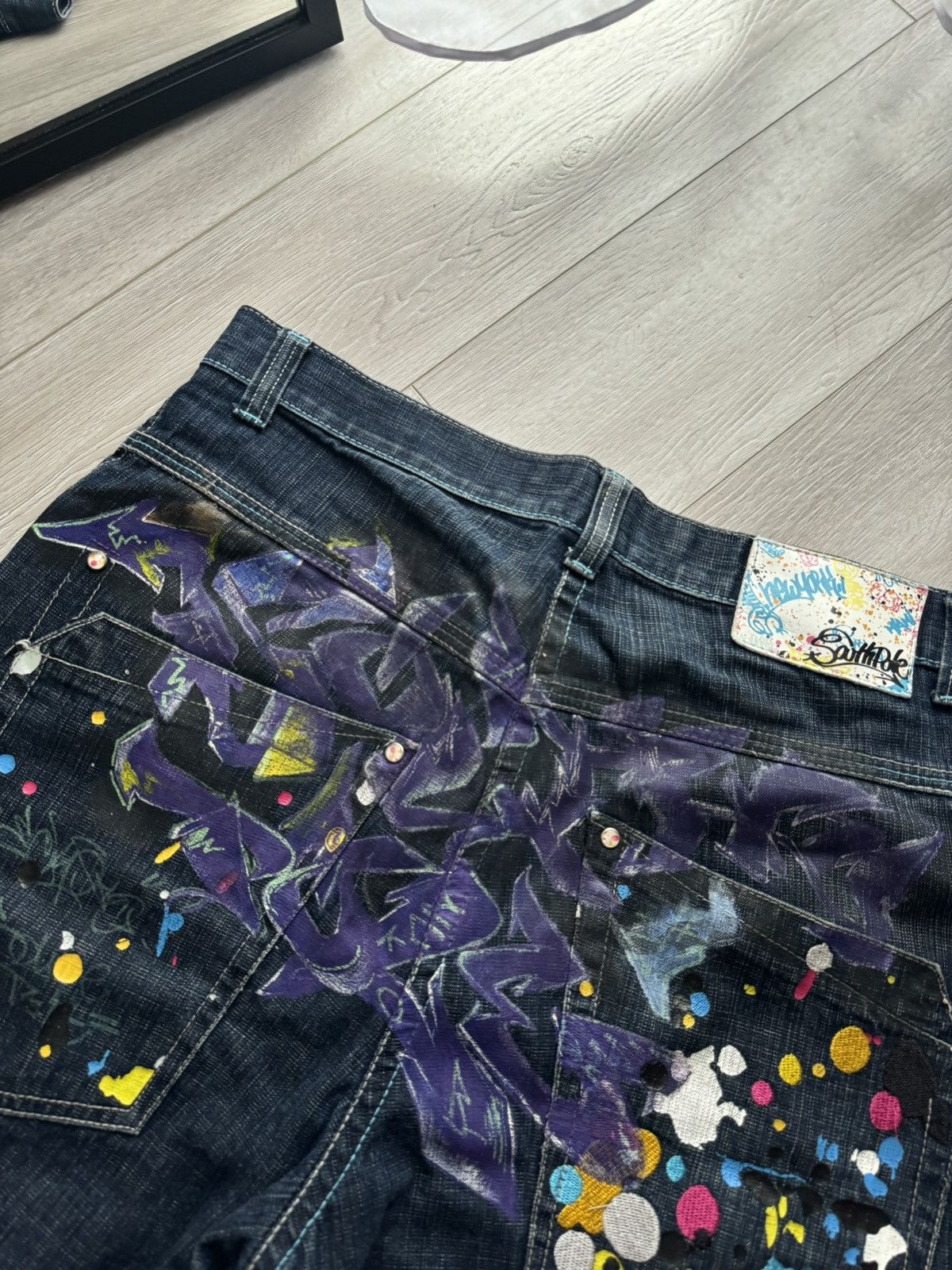 JNCO × Southpole × Vintage Vintage Southpole Baggy Shorts JNCO Style Size US 36 / EU 52 - 4 Thumbnail