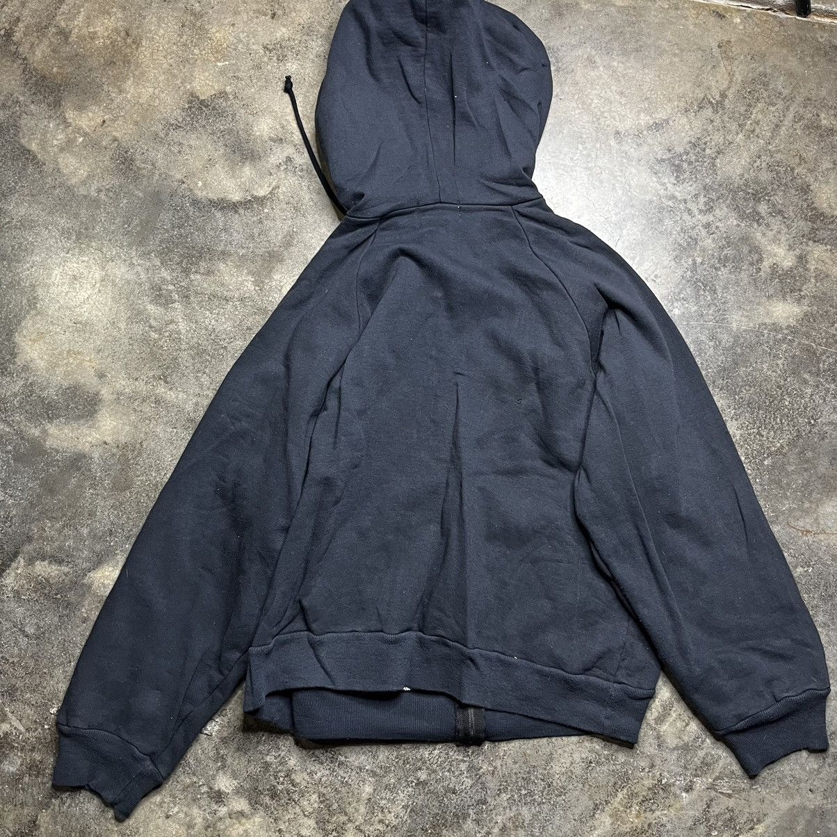 Vintage vintage black zip up thermal lined hoodie Size US L / EU 52-54 / 3 - 7 Thumbnail