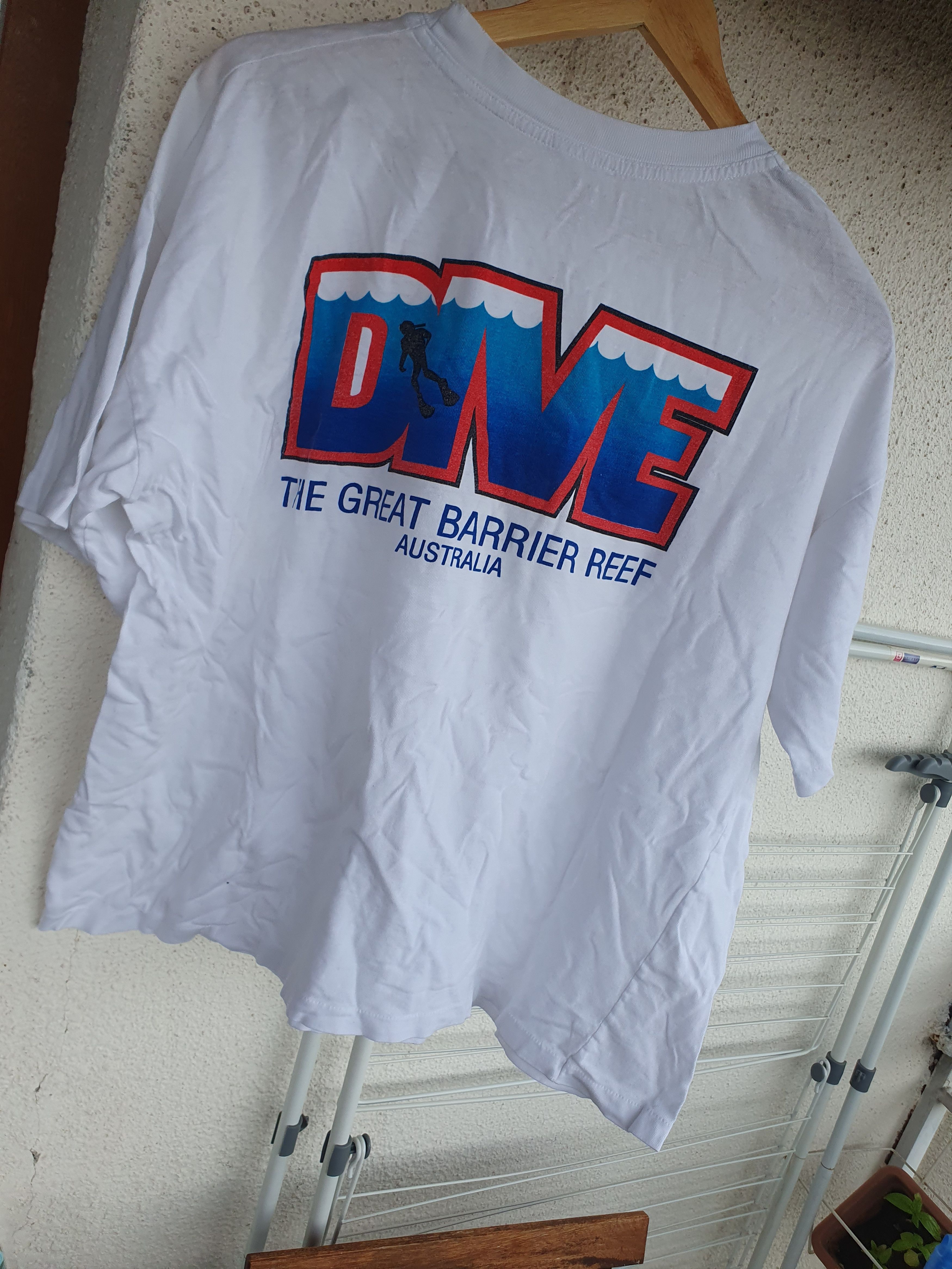 Vintage Great Barrier Reef Australia Vtg dive single stitch tee sz L Size US L / EU 52-54 / 3 - 8 Thumbnail