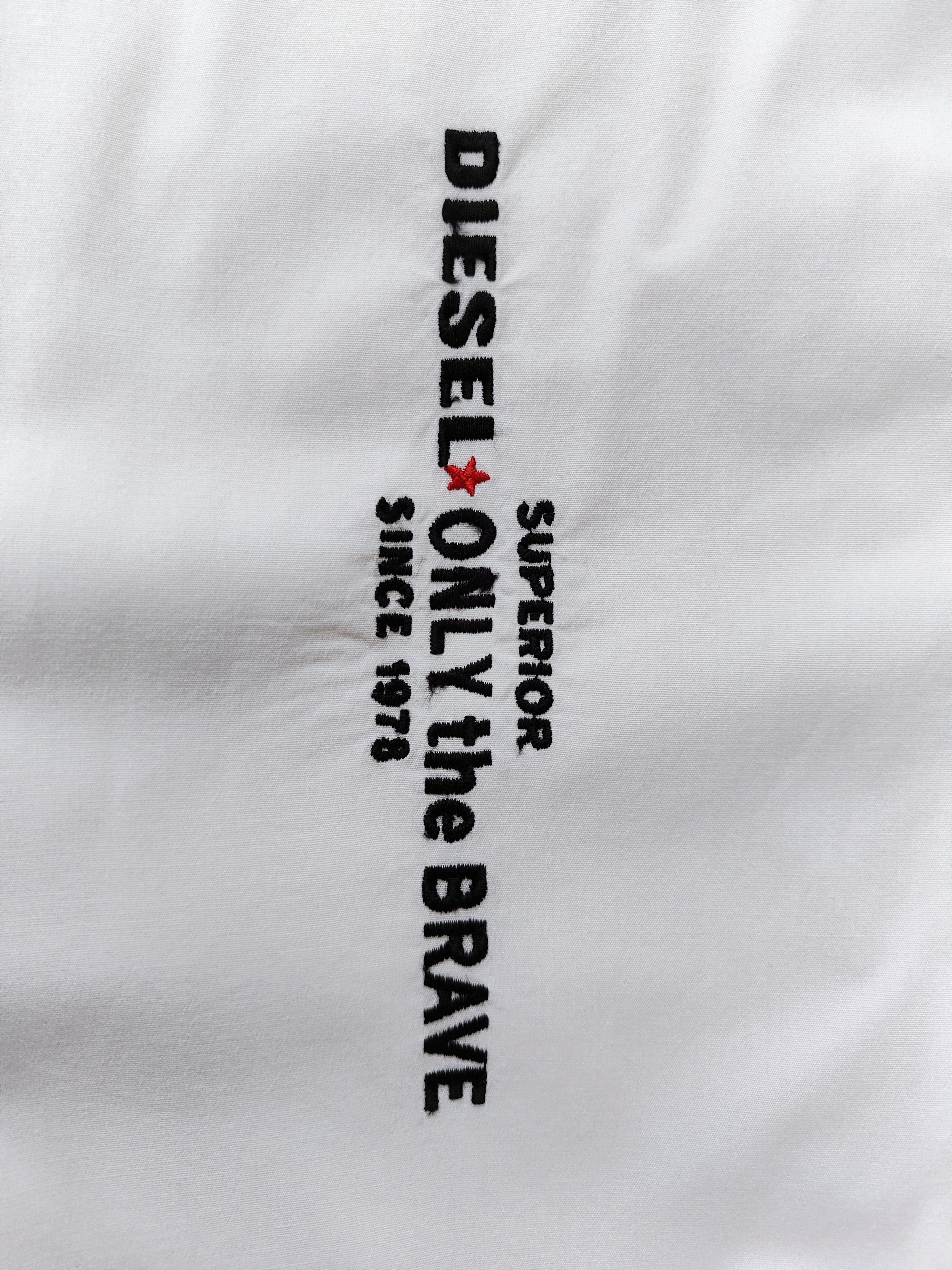 Diesel × Vintage 🔥Vintage Y2K Diesel Shirt Short Sleeves Diesel Shirt Size US S / EU 44-46 / 1 - 4 Thumbnail