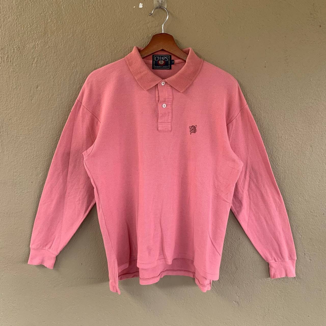 Chaps Ralph Lauren Vintage CHAPS RALPH LAUREN Small Logo Long Sleeve Polo Tee Size US S / EU 44-46 / 1 - 1 Thumbnail