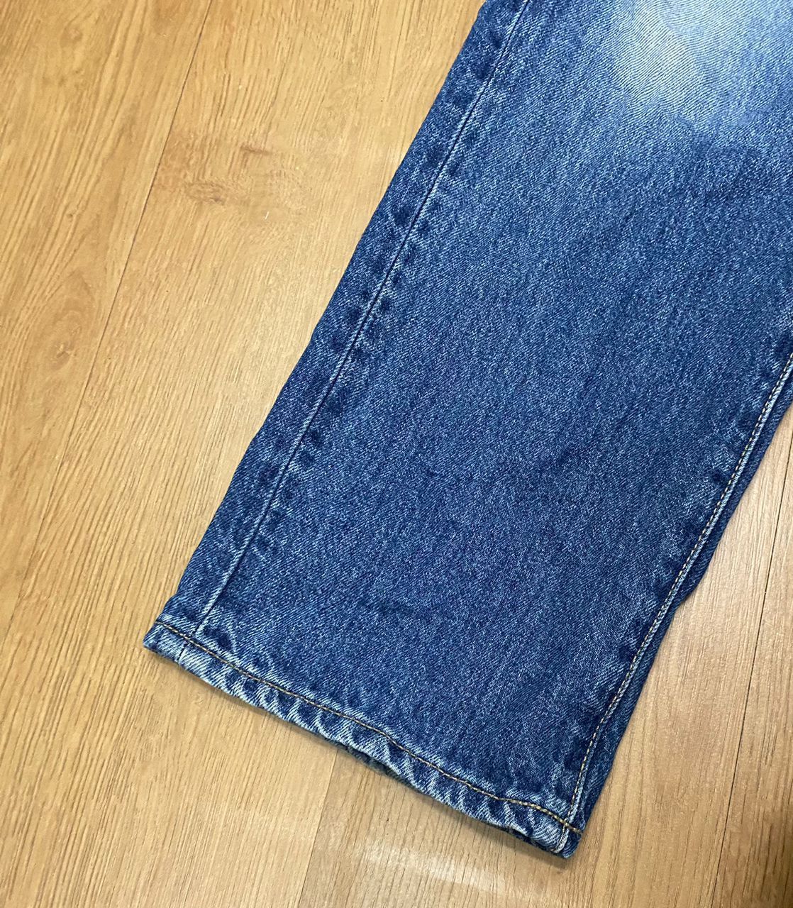 Japanese Brand 💥 Vintage Uniqlo Jeans Straight Distressed Denim Jeans Size US 32 / EU 48 - 10 Thumbnail