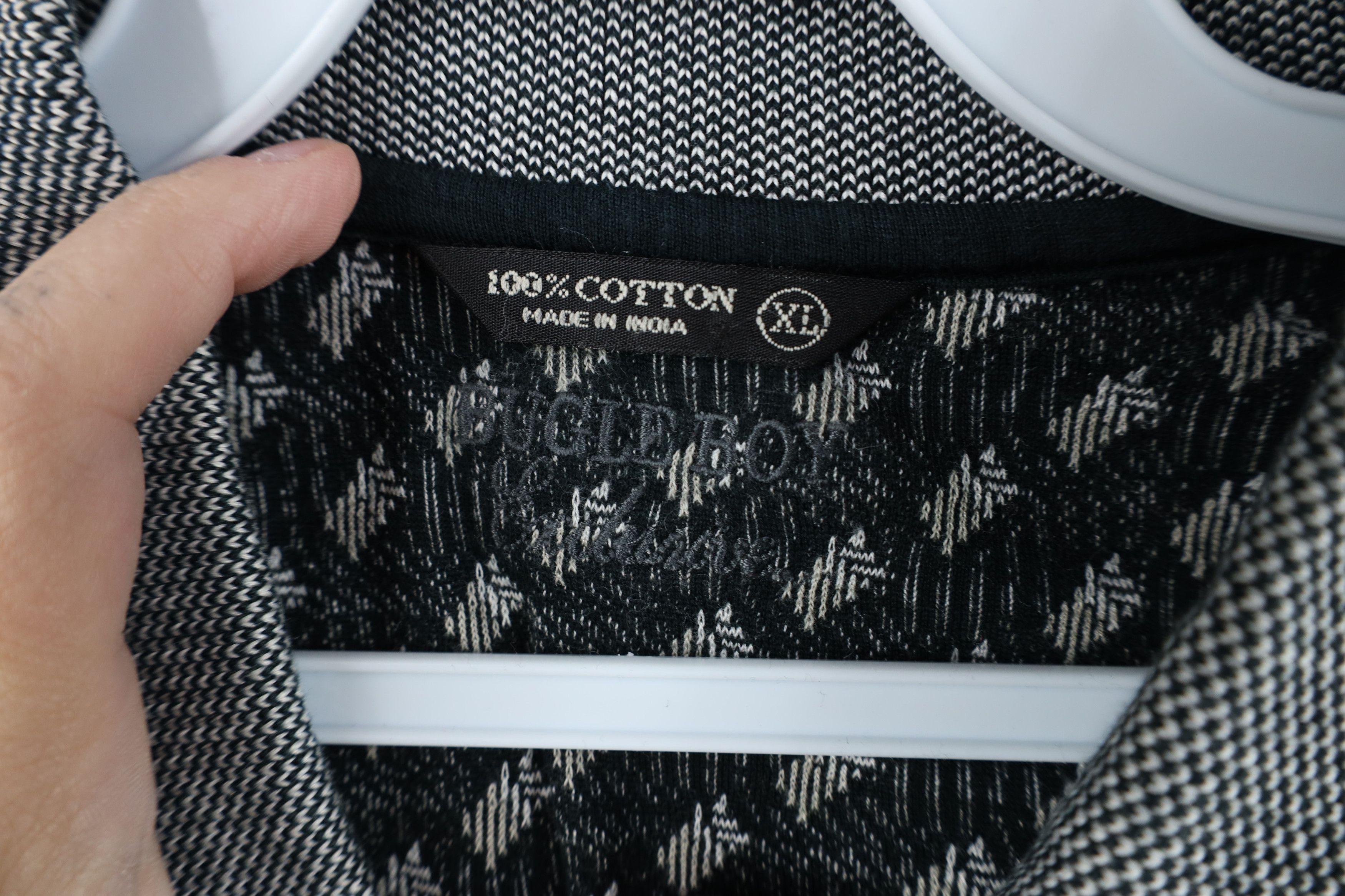 Vintage Vintage 90s Streetwear Geometric Collared Golf Polo Shirt Size US XL / EU 56 / 4 - 8 Thumbnail