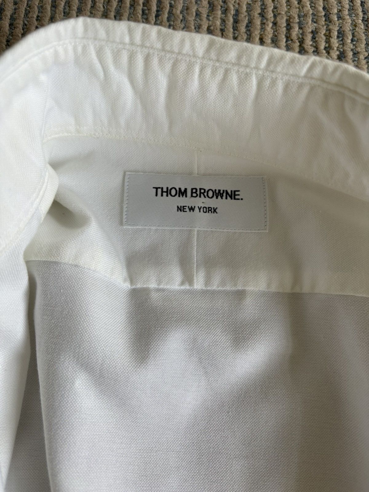 Thom Browne Grey Tone 4-Bar Shirt Size US XS / EU 42 / 0 - 2 Thumbnail