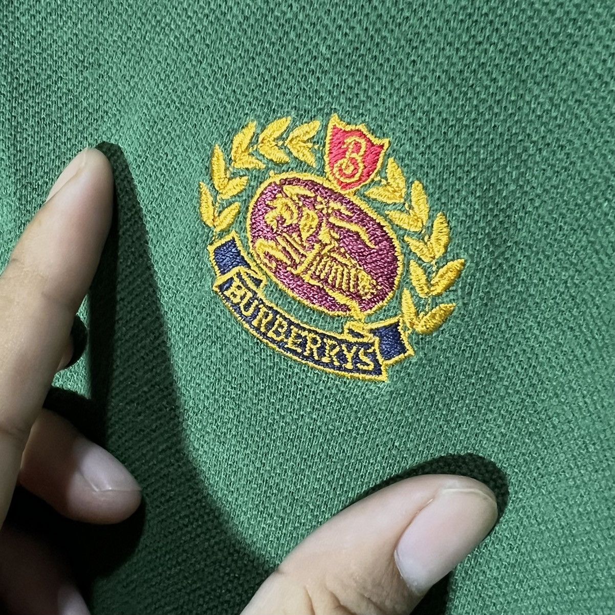 Burberry Burberry Polo Shirts British Green Size US L / EU 52-54 / 3 - 2 Thumbnail