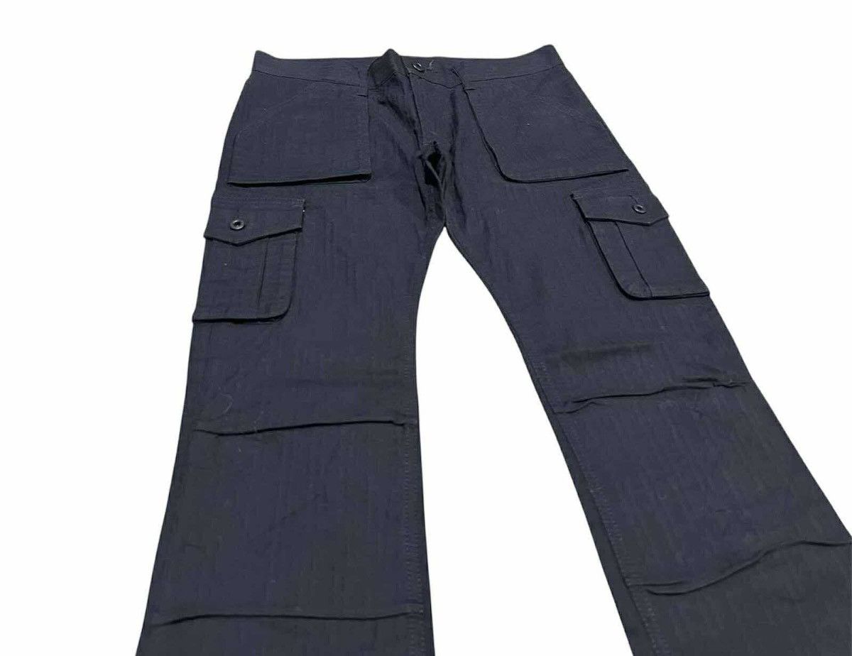 Katharine Hamnett London 🔥Y2K Katharine Hamnett Black Cargo Pants Multi Pockets Size US 32 / EU 48 - 2 Thumbnail