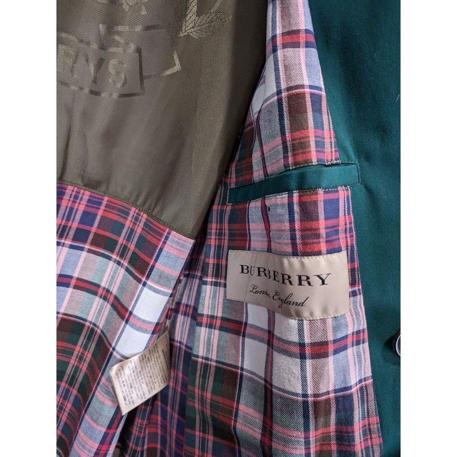 Burberry o1rshd1 CC20 Long Coat in Green Size US M / EU 48-50 / 2 - 11 Thumbnail