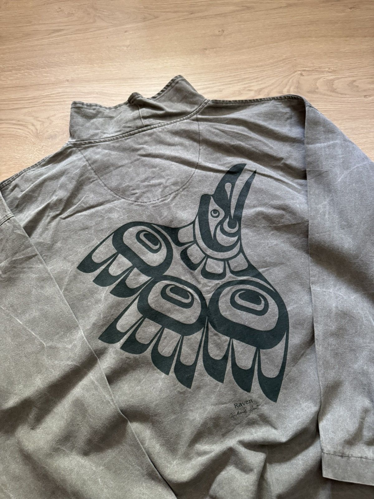 Canada West Vintage 90’s Coastline Raven Faded Made In Canada Jacket Size US XL / EU 56 / 4 - 6 Thumbnail