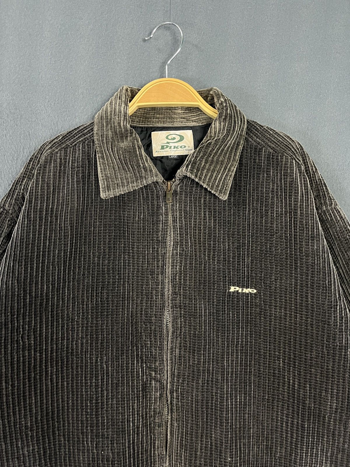 Vintage Piko Corduroy Casual Zip Up Jacket