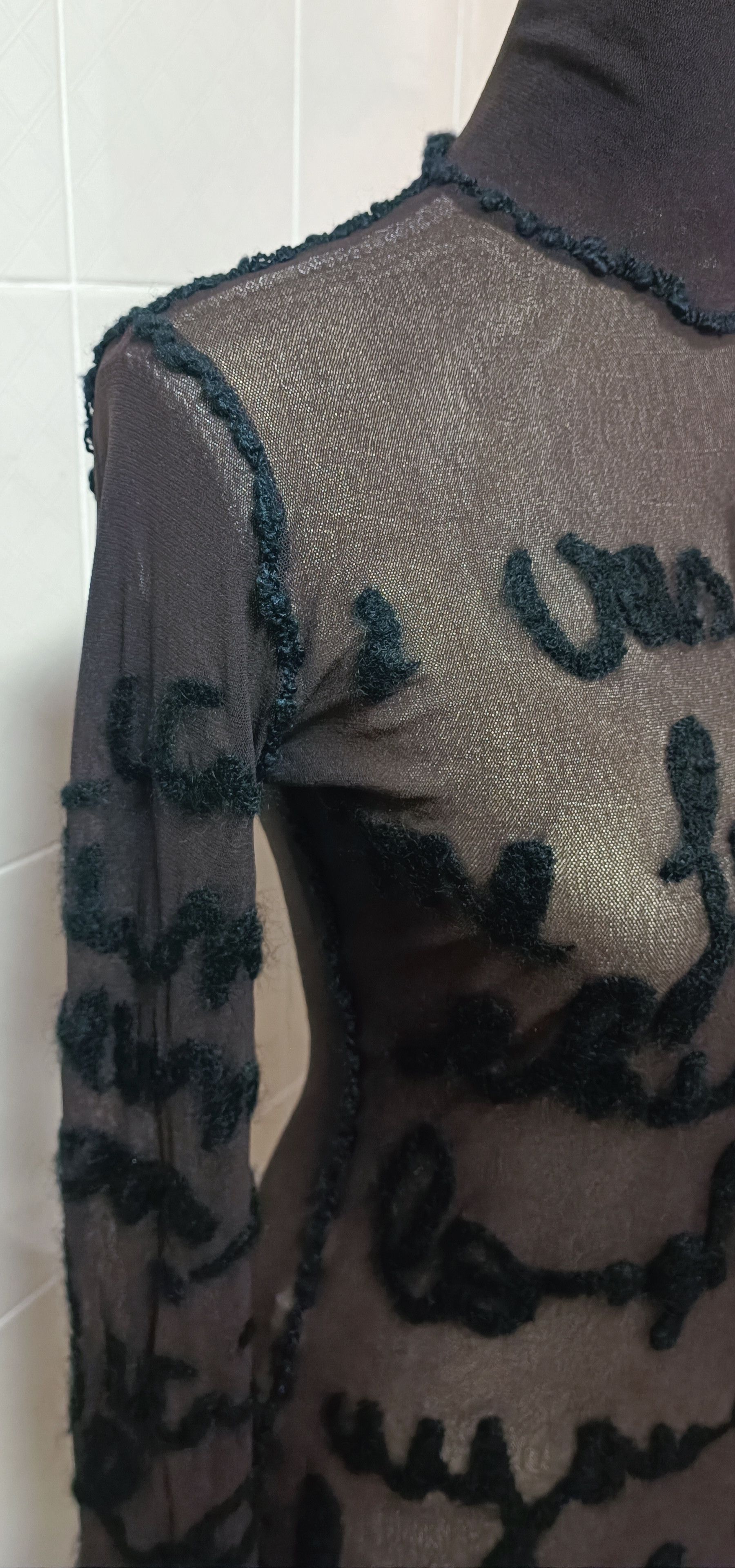 Jean Paul Gaultier Fall2001 - Iconic wool word top Size L / US 10 / IT 46 - 10 Thumbnail