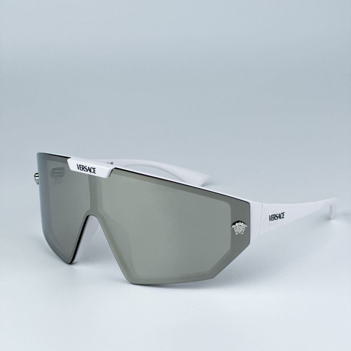Versace NEW Versace VE4461 314/87 Silver Detachable Lens Sunglasses Size ONE SIZE - 5 Thumbnail