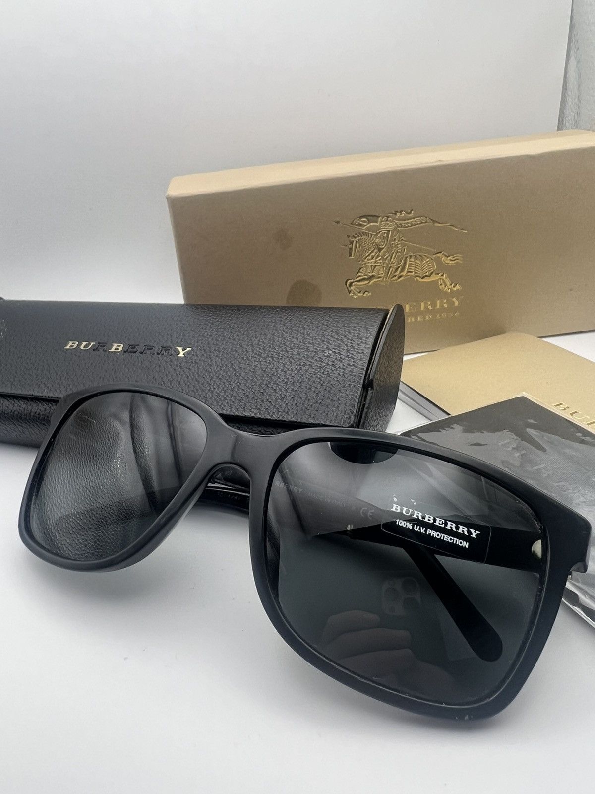 Burberry Burberry check sunglasses Size ONE SIZE - 1 Thumbnail