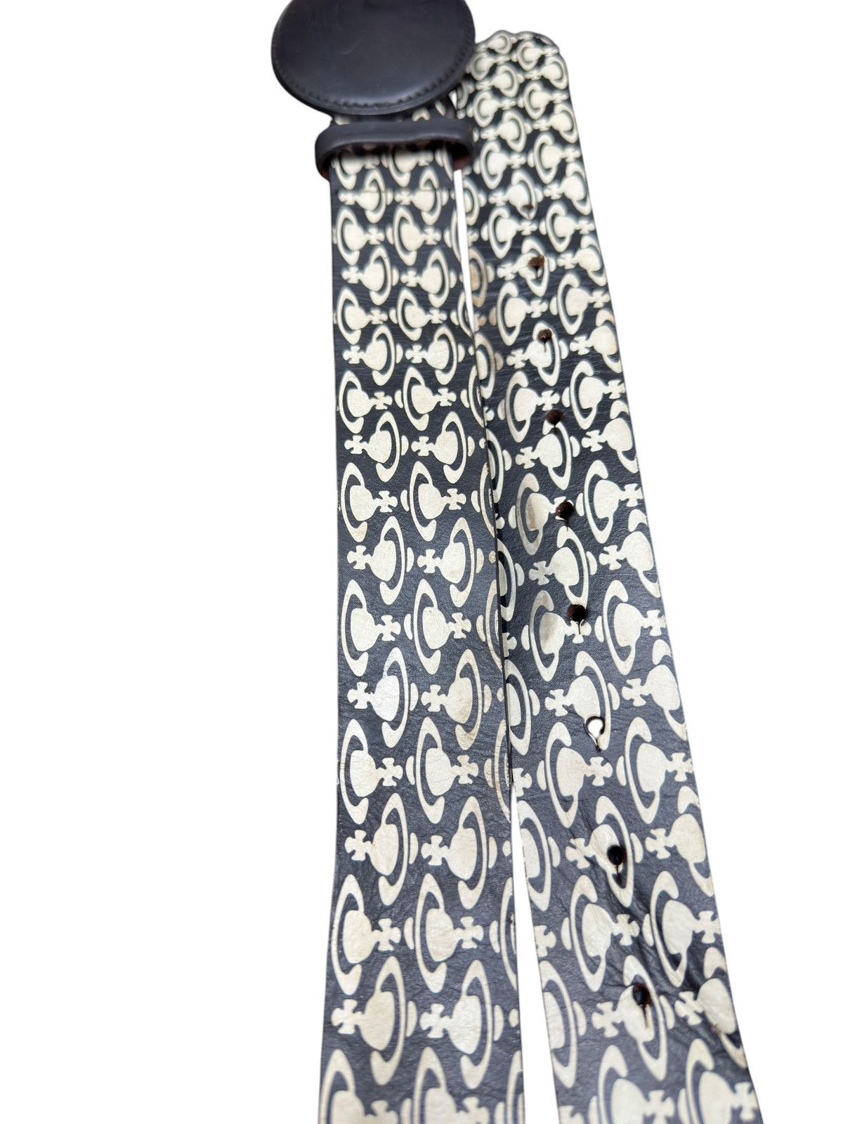 Vivienne Westwood Vivienne Westwood Buckle Leather Belt Fullprint Size 34 - 2 Thumbnail