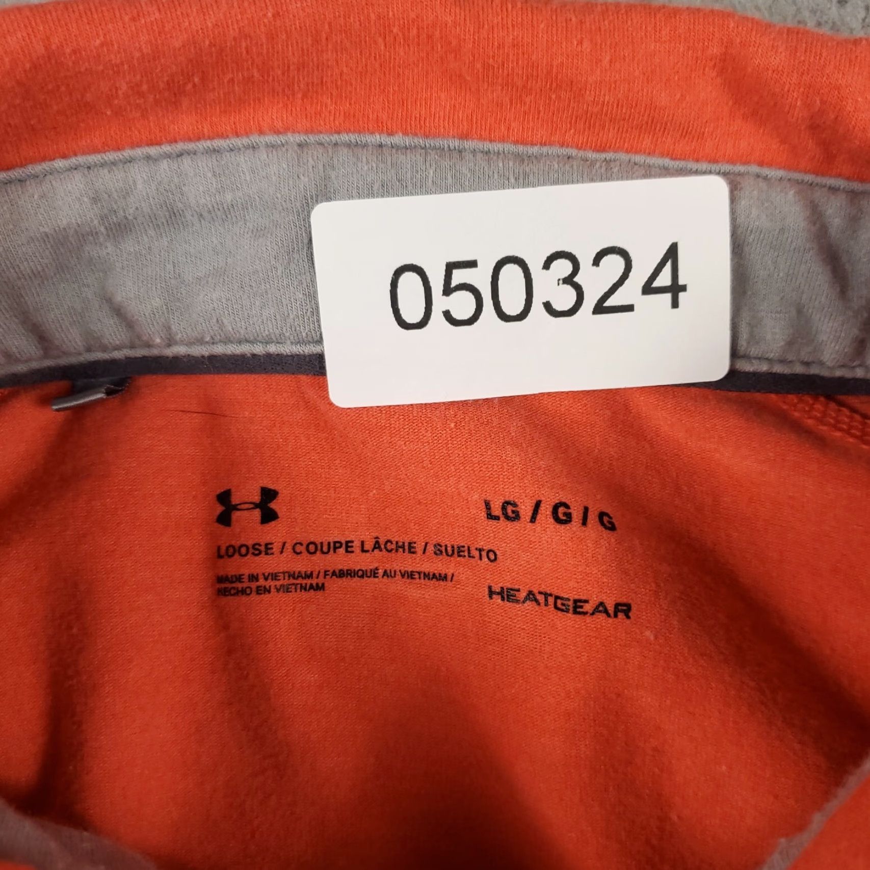 Under Armour Under Armour Polo Shirt Mens Size Large Orange Golf Casual Short Sleeve Size US L / EU 52-54 / 3 - 6 Thumbnail