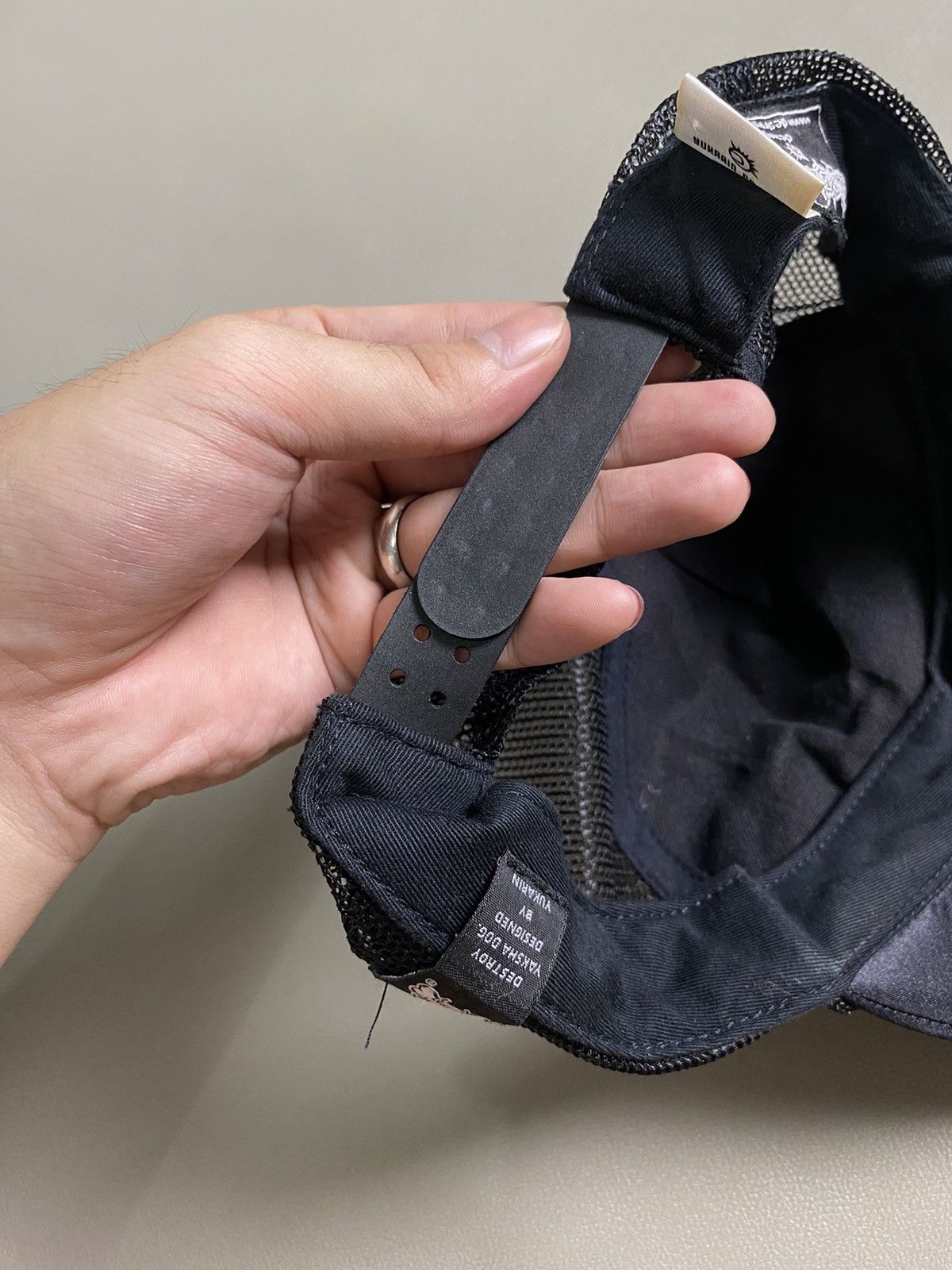 If Six Was Nine × Japanese Brand × Le Grande Bleu (L.G.B.) Destroy Japanese Trucker Cap Size ONE SIZE - 8 Thumbnail