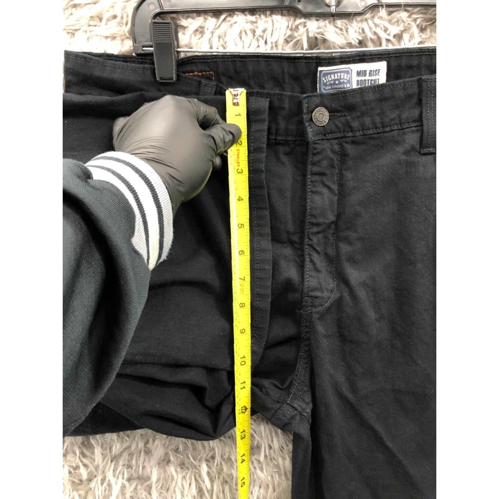 Levi's Levi's Womens Chino Pants Bootcut 18W Plus Size High Rise Black 29 Inseam Knit Fabric Pockets Elastic Waist Regular Size 40" / US 18 - 4 Thumbnail