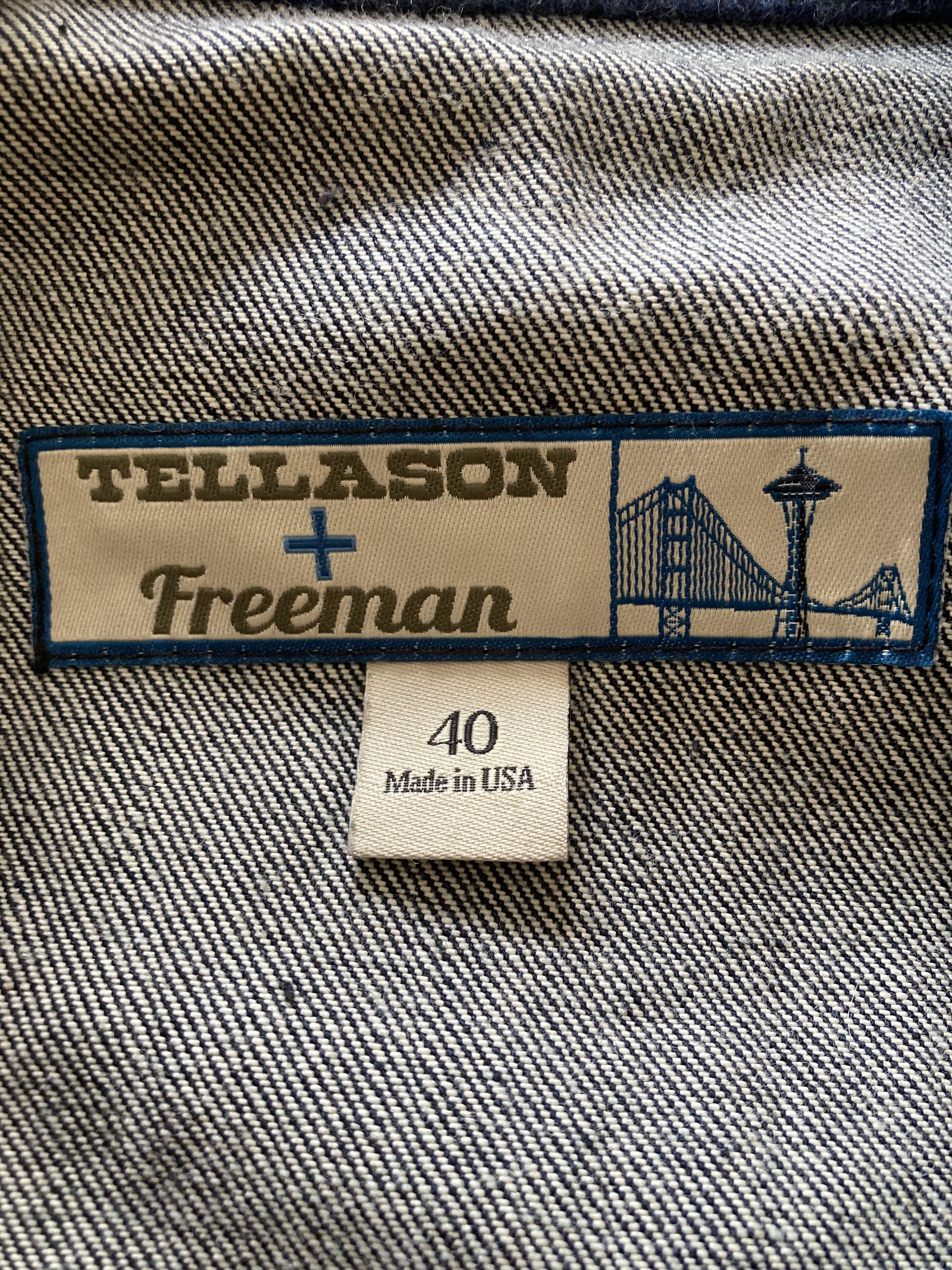 Tellason Tellason x Freeman Commodore 16.5oz Selvedge Denim Vest Size US L / EU 52-54 / 3 - 4 Thumbnail