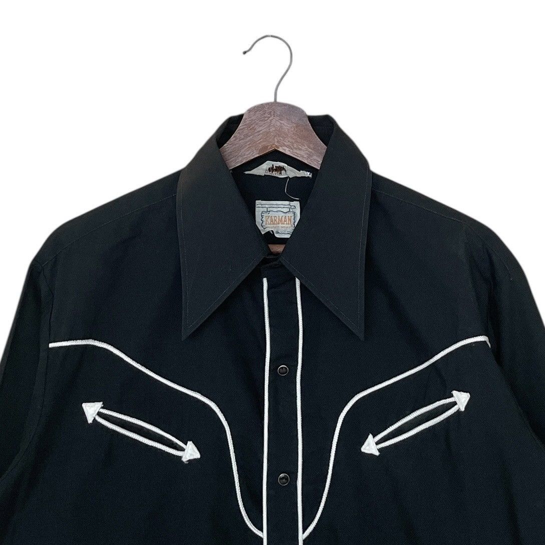 Vintage Vintage Brand Karman Western Shirt 1980s Size US L / EU 52-54 / 3 - 7 Thumbnail