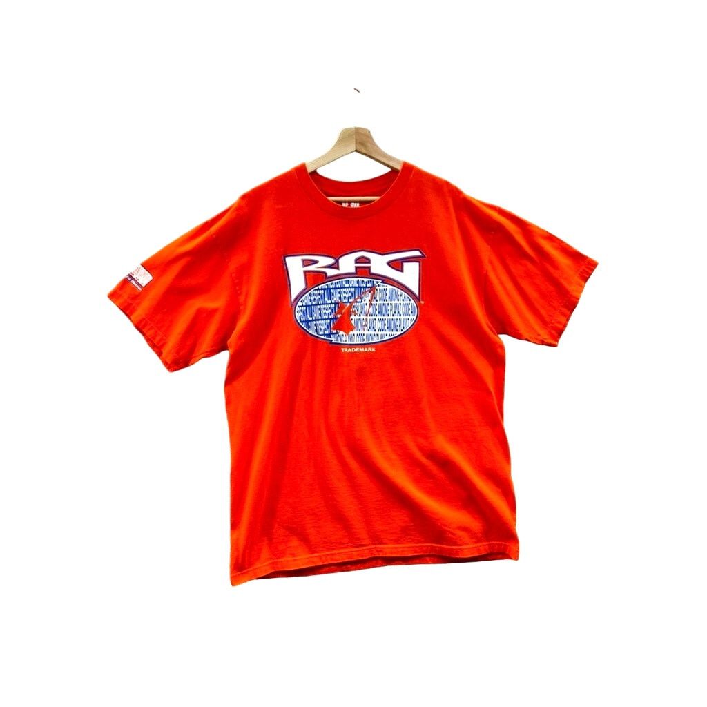 Vintage 2000's RAG Urban Apparel Y2K Graphic Tee Size US XL / EU 56 / 4 - 1 Thumbnail