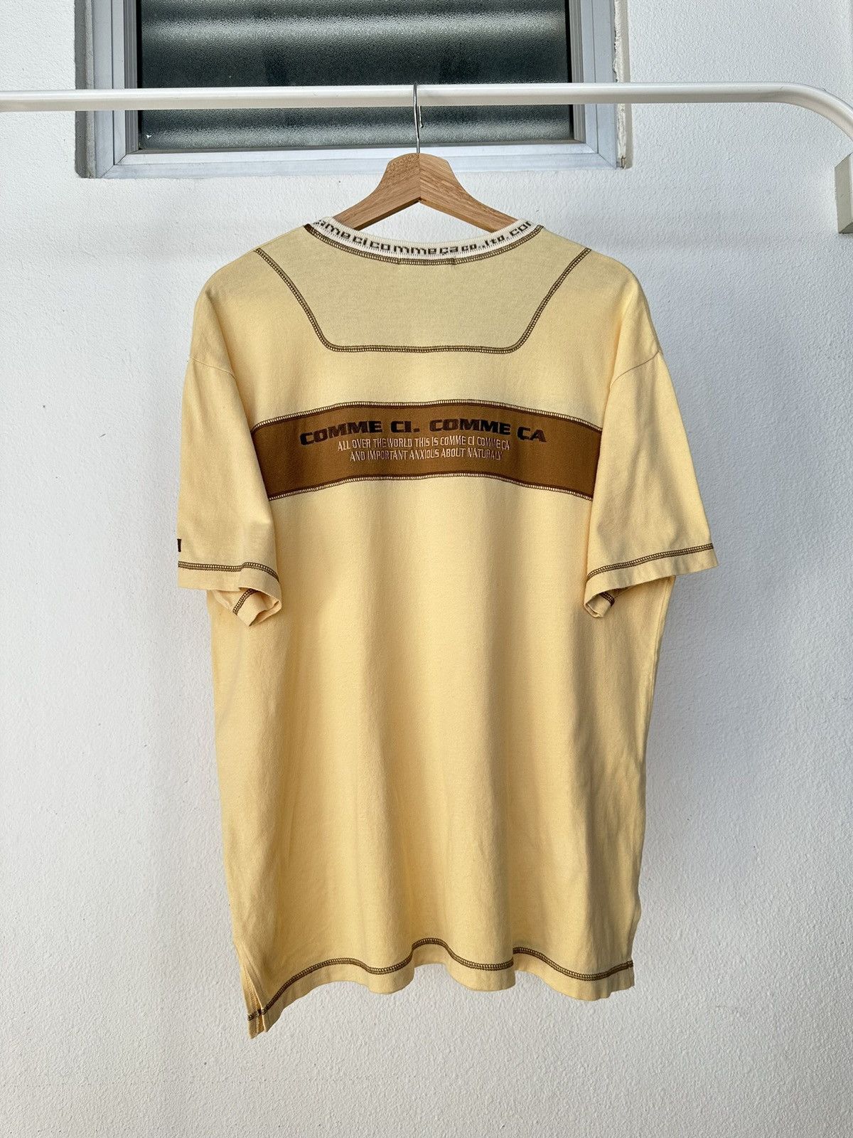 Comme Ca Ism 1980's Ca Est Ca by Comme Ci Comme Ca vintage tee Size US L / EU 52-54 / 3 - 11 Thumbnail