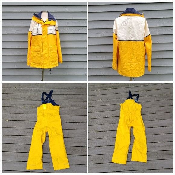 Vintage Vintage 90s High Vis Visability Yellow Nylon BoatUS Boating Size US S / EU 44-46 / 1 - 2 Thumbnail