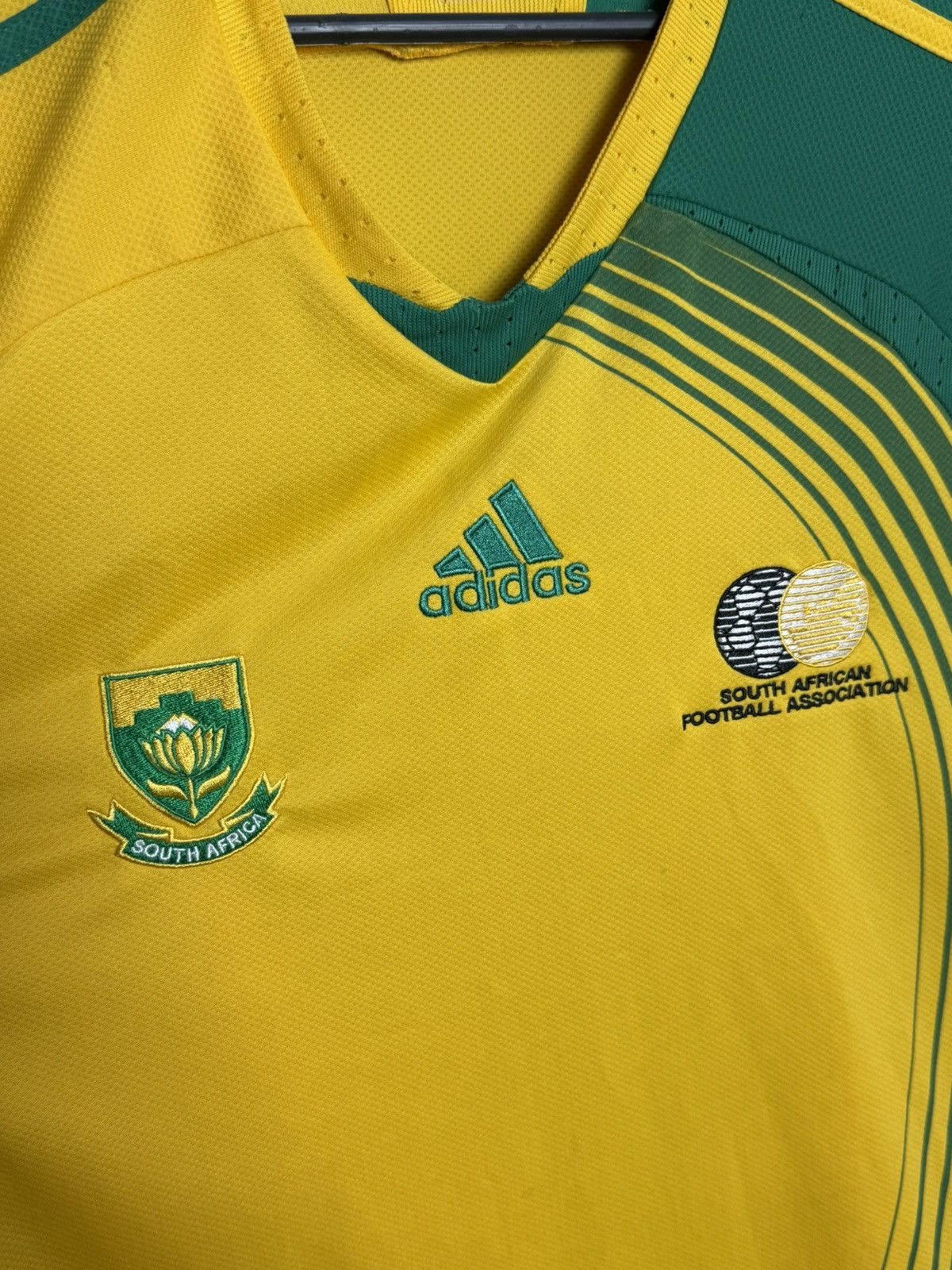 Adidas South Africa National Team 07/09 Home Football Jersey Shirt Size US L / EU 52-54 / 3 - 3 Thumbnail