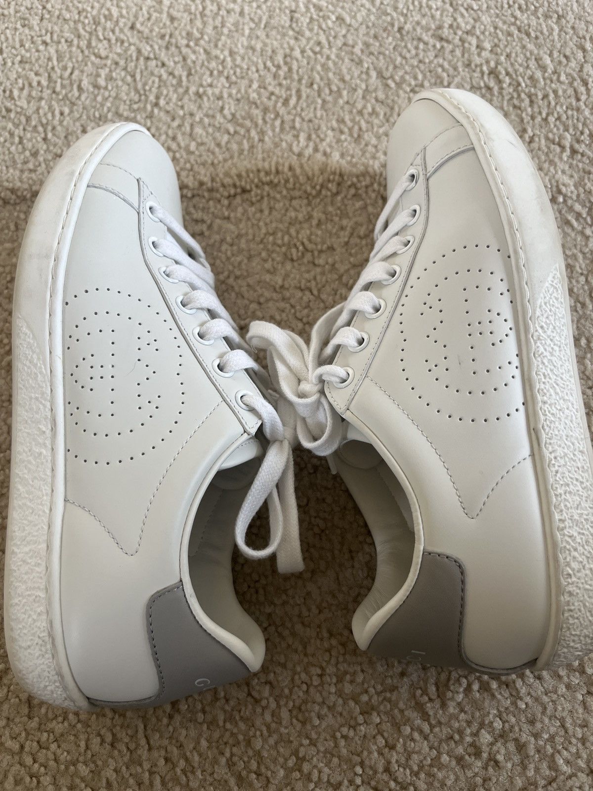 Gucci Gucci White Women's Ace Sneaker With Interlocking G Size US 6 / IT 36 - 5 Thumbnail