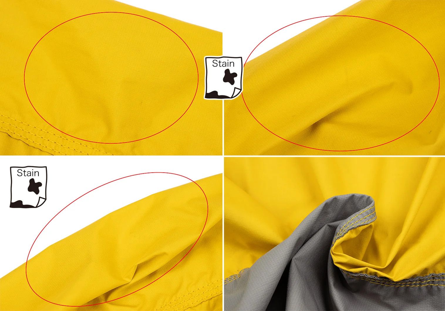 Junya Watanabe Windstopper Nylon Mountain Parka in Yellow, Blue, Grey Size US XS / EU 42 / 0 - 16 Thumbnail